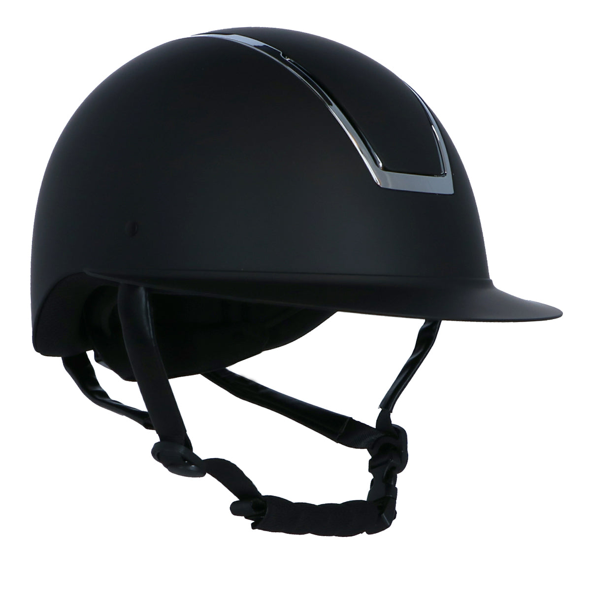 HKM Casco da equitazione Lady Shield Nero Argento