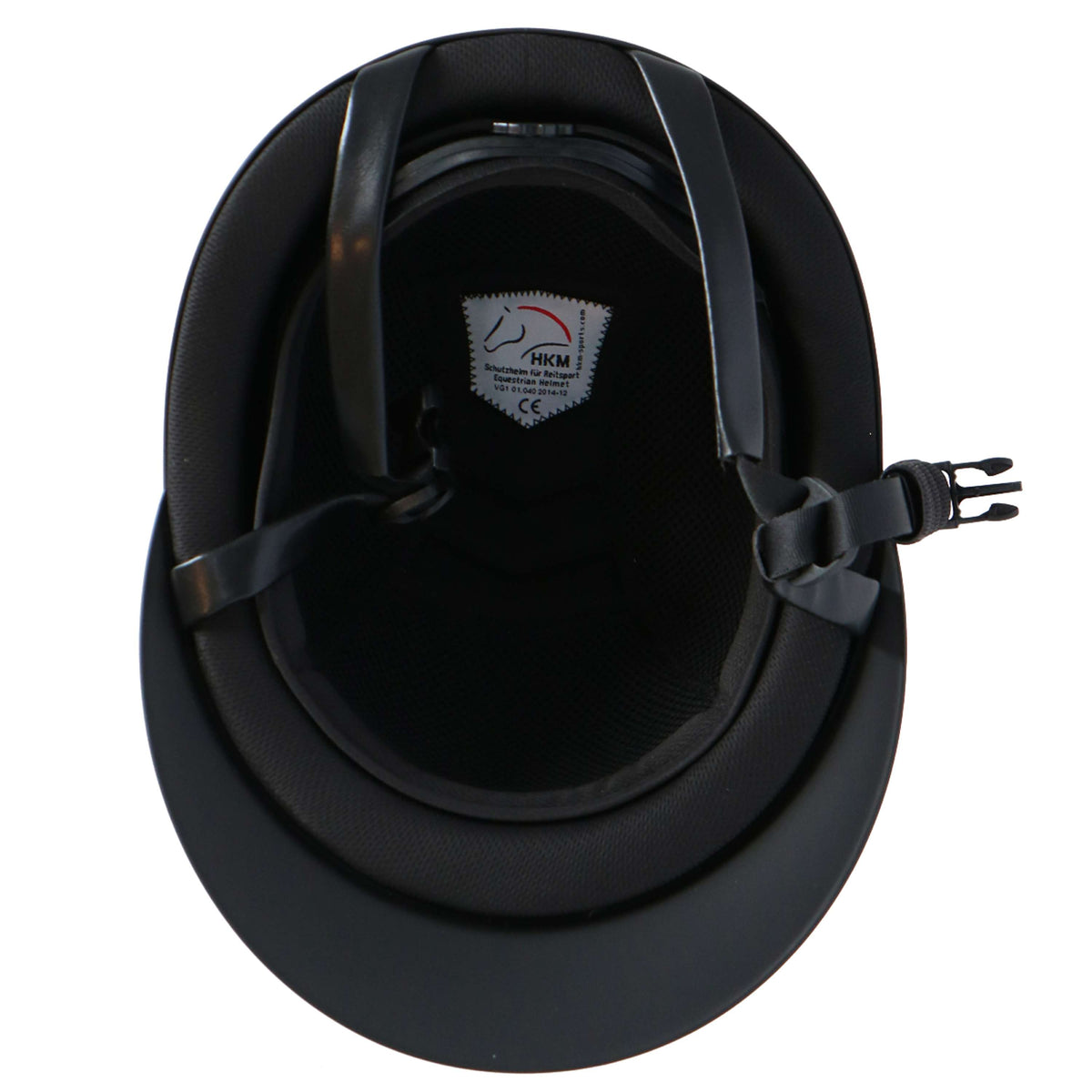 HKM Casco da equitazione Lady Shield Nero Argento