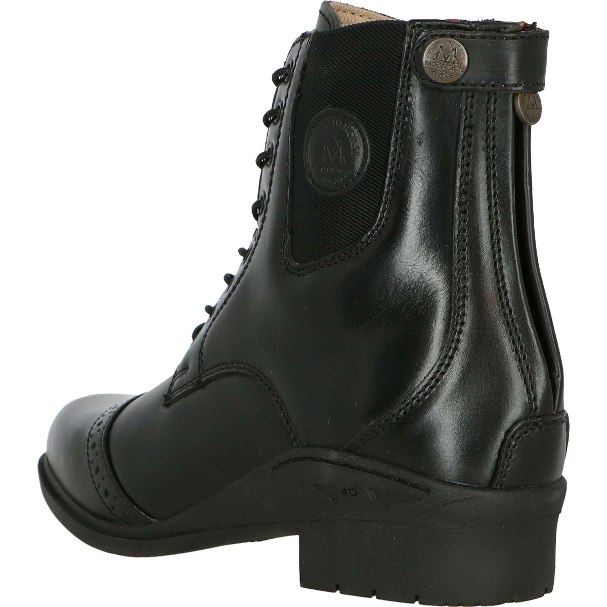 Mountain Horse Paddock Boots Aurora Back Zip Nero