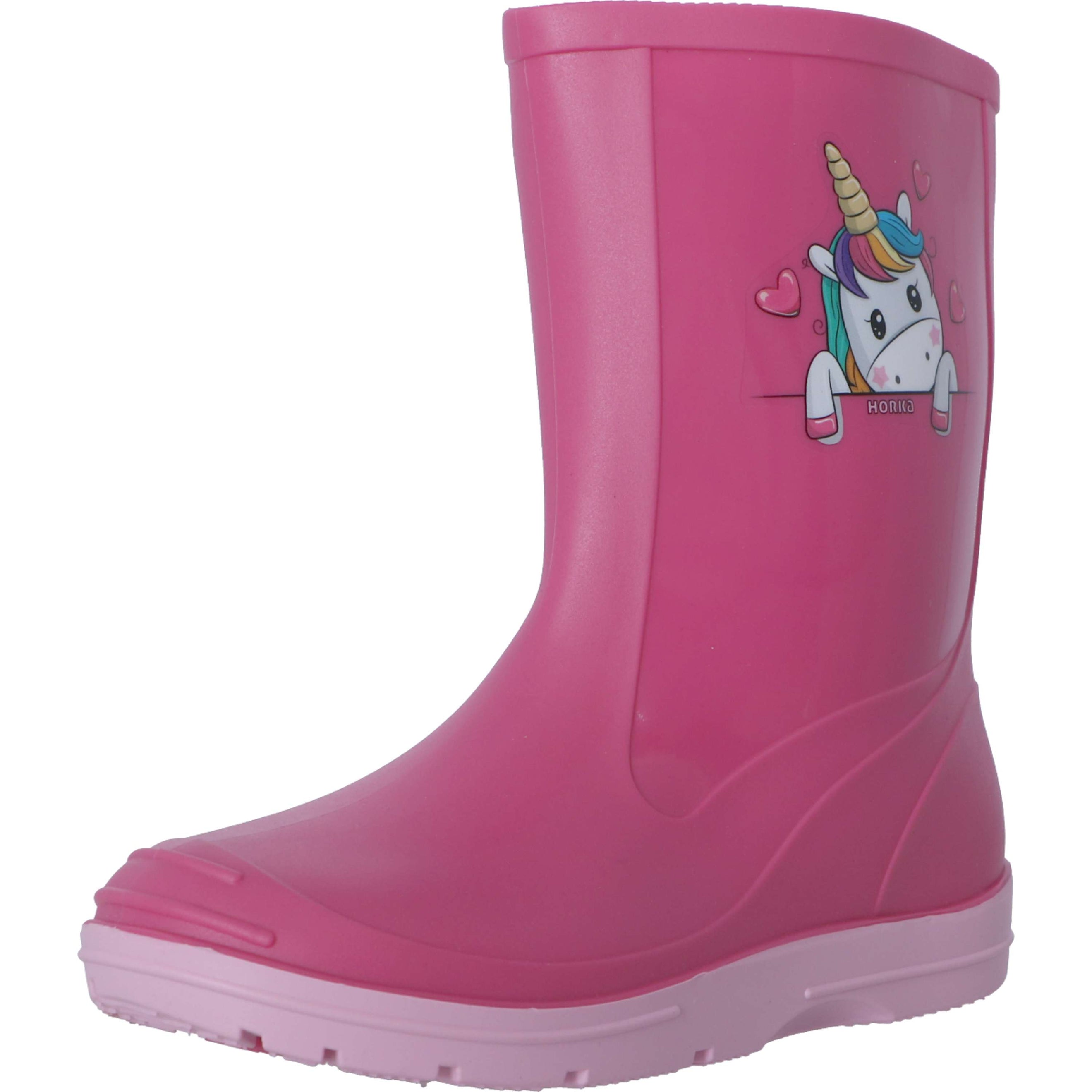 HORKA Stivali da Pioggia PVC Kids Rosa