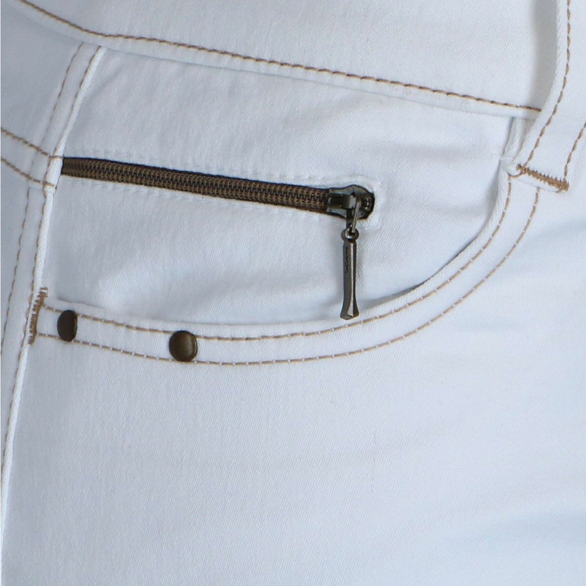 EQUITHÈME Pantaloni da Equitazione Texas Bianco