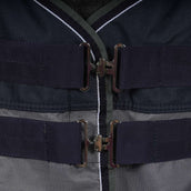 EQUITHÈME Tappeto da Esterno Tyrex 600 D Blu navy/grigio
