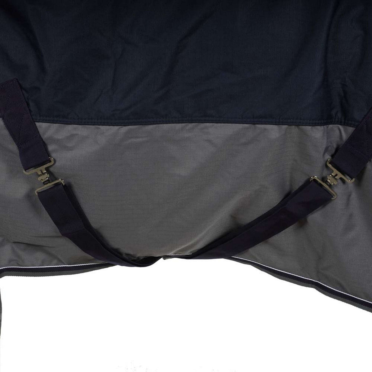 EQUITHÈME Tappeto da Esterno Tyrex 600 D Blu navy/grigio