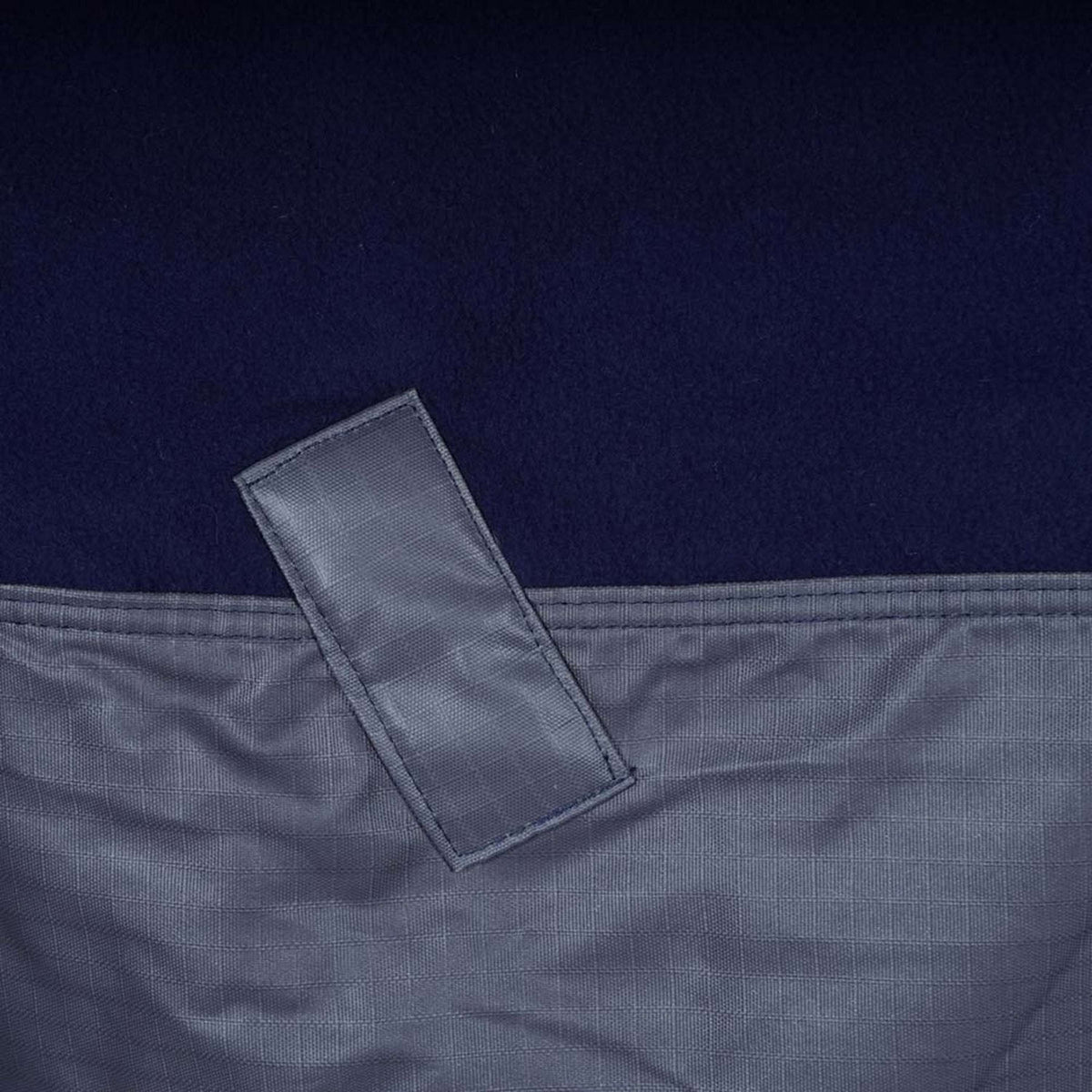 EQUITHÈME Tappeto da Esterno Tyrex 600 D Blu navy/grigio