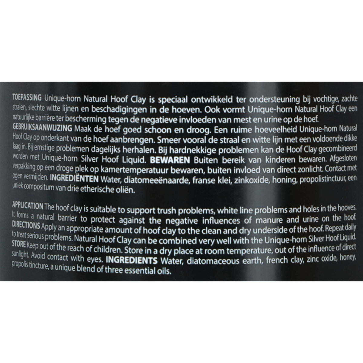 Unique-horn Capo Clay Hoof Care