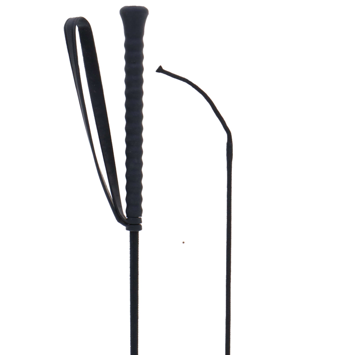 Fleck Frustino da equitazione con impugnatura in gomma Nero