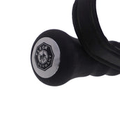 Fleck Frustino da equitazione con impugnatura in gomma Nero