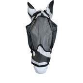 Bucas Buzz-Off Maschera Anti-Mosche Zebra Deluxe con Orecchie Zebra