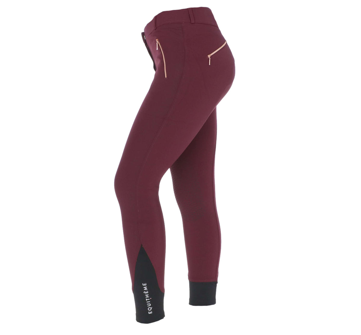 EQUITHÈME Pantaloni da Equitazione Kenya Prugna