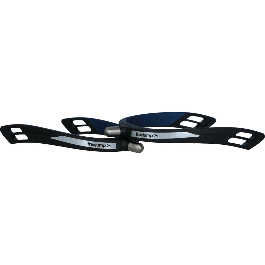 Freejump Speroni con bottone Spur'on Round End Nero/Blu perla