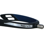Freejump Sporen Spur'on Round End Nero/Blu perla