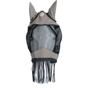 HKM Maschera per Mosche Fringes Argento/Grigio