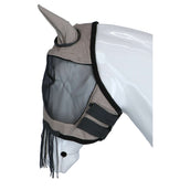 HKM Maschera per Mosche Fringes Argento/Grigio