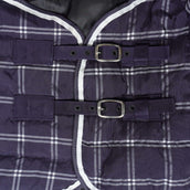 Weatherbeeta Tappeto Saxon 1200D PP Stable Standard Neck Medium Plaid della Marina