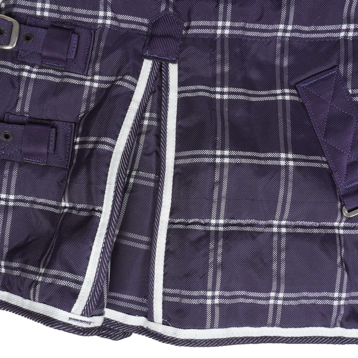 Weatherbeeta Tappeto Saxon 1200D PP Stable Standard Neck Medium Plaid della Marina