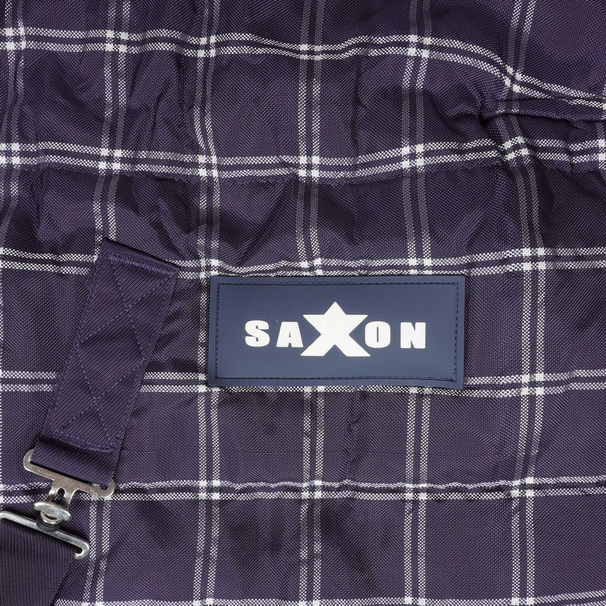 Weatherbeeta Tappeto Saxon 1200D PP Stable Standard Neck Medium Plaid della Marina