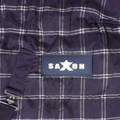 Weatherbeeta Tappeto Saxon 1200D PP Stable Standard Neck Medium Plaid della Marina