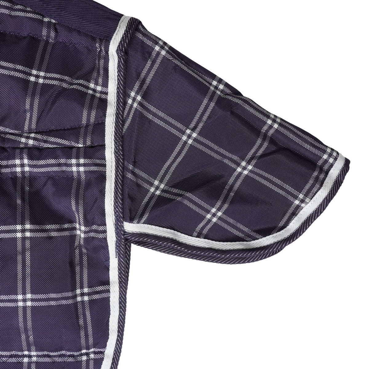 Weatherbeeta Tappeto Saxon 1200D PP Stable Standard Neck Medium Plaid della Marina