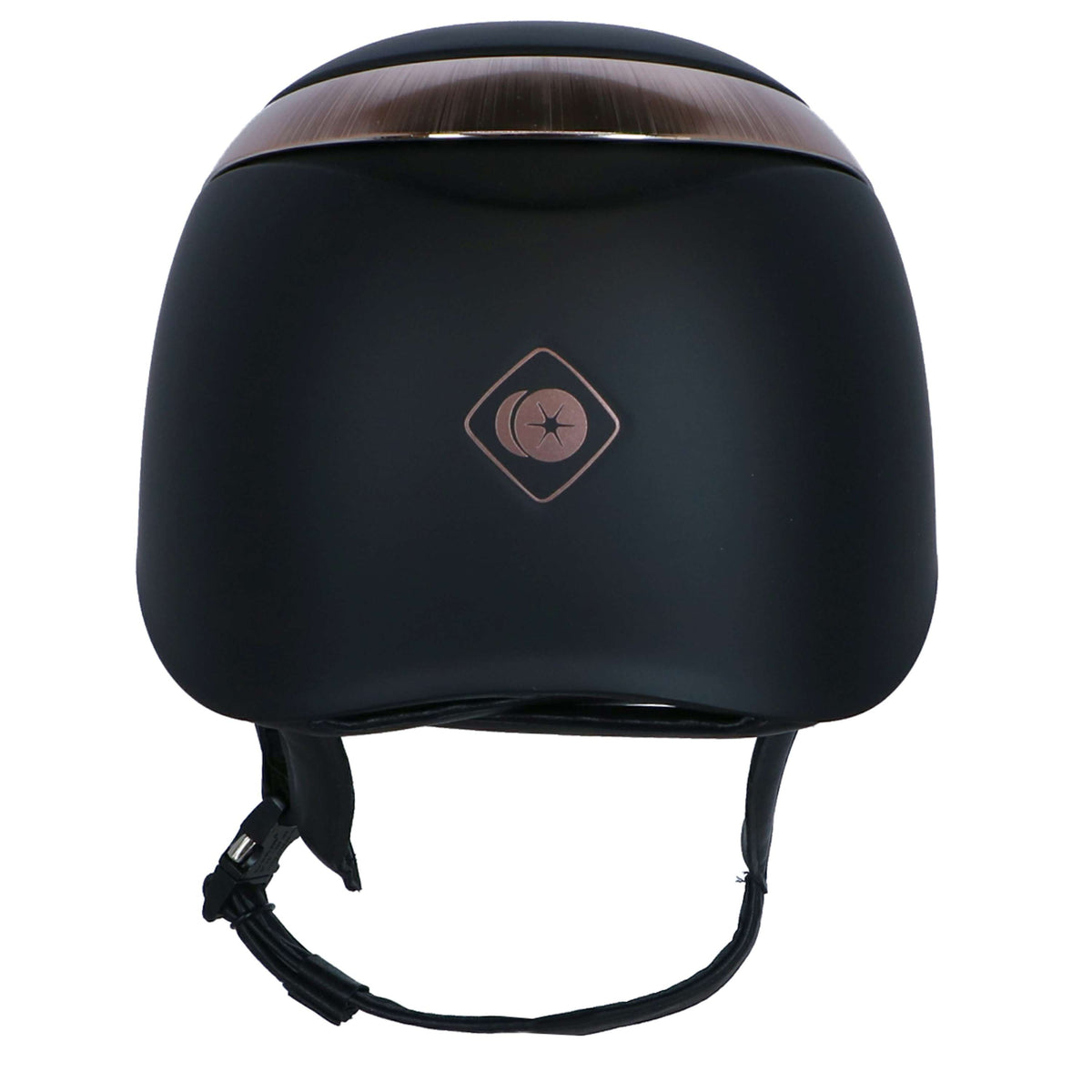 Charles Owen Casco da equitazione Halo Nero/Oro rosa