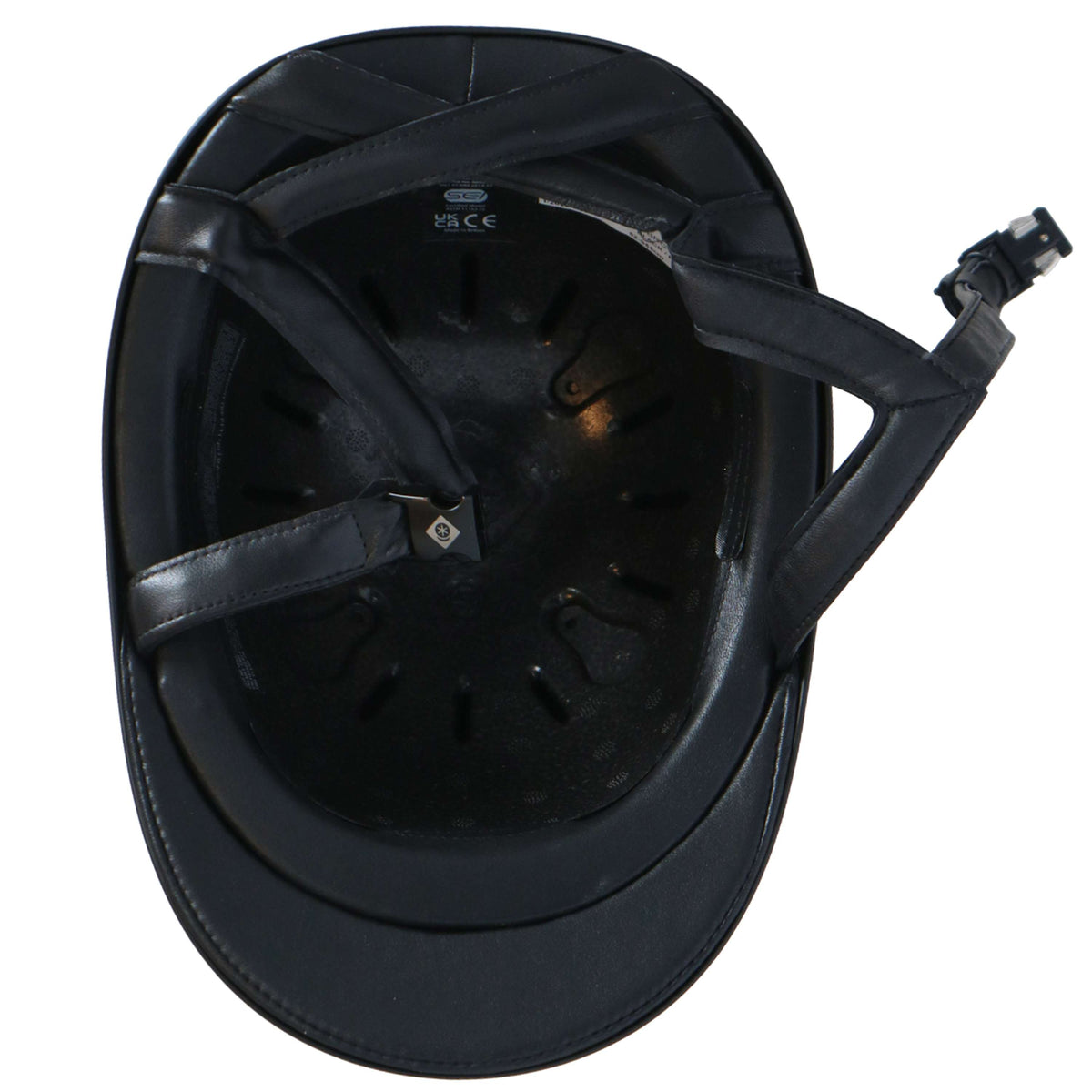 Charles Owen Casco da equitazione Halo Nero/Oro rosa