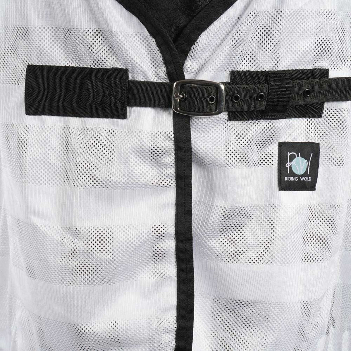 Riding World Coperta Antimosche Mesh Bianco