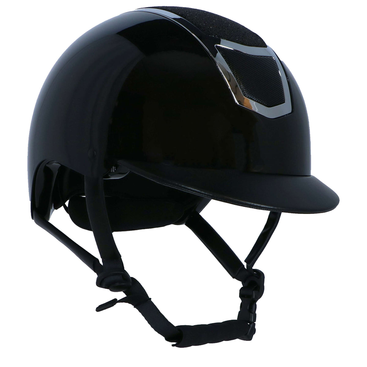 Harry's Horse Casco di Sicurezza Matterhorn Sparkle Nero Argento