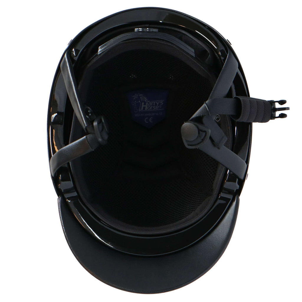 Harry's Horse Casco di Sicurezza Matterhorn Sparkle Nero Argento