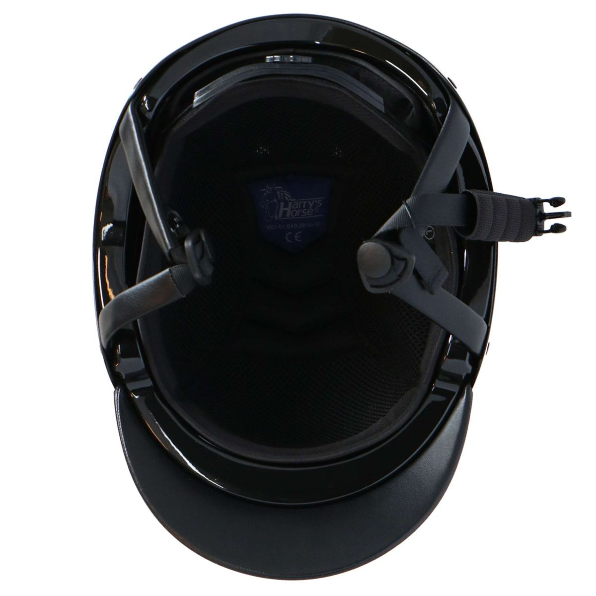 Harry's Horse Casco di Sicurezza Matterhorn Sparkle Nero Argento