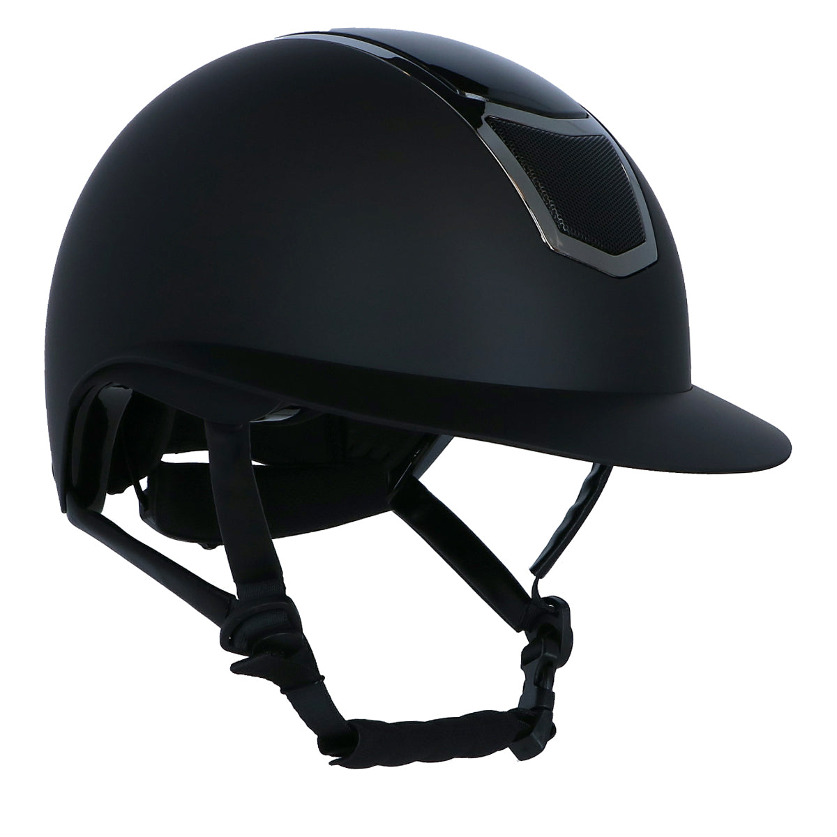 Harry's Horse Casco di Sicurezza Mont Blanc Glossy Nero