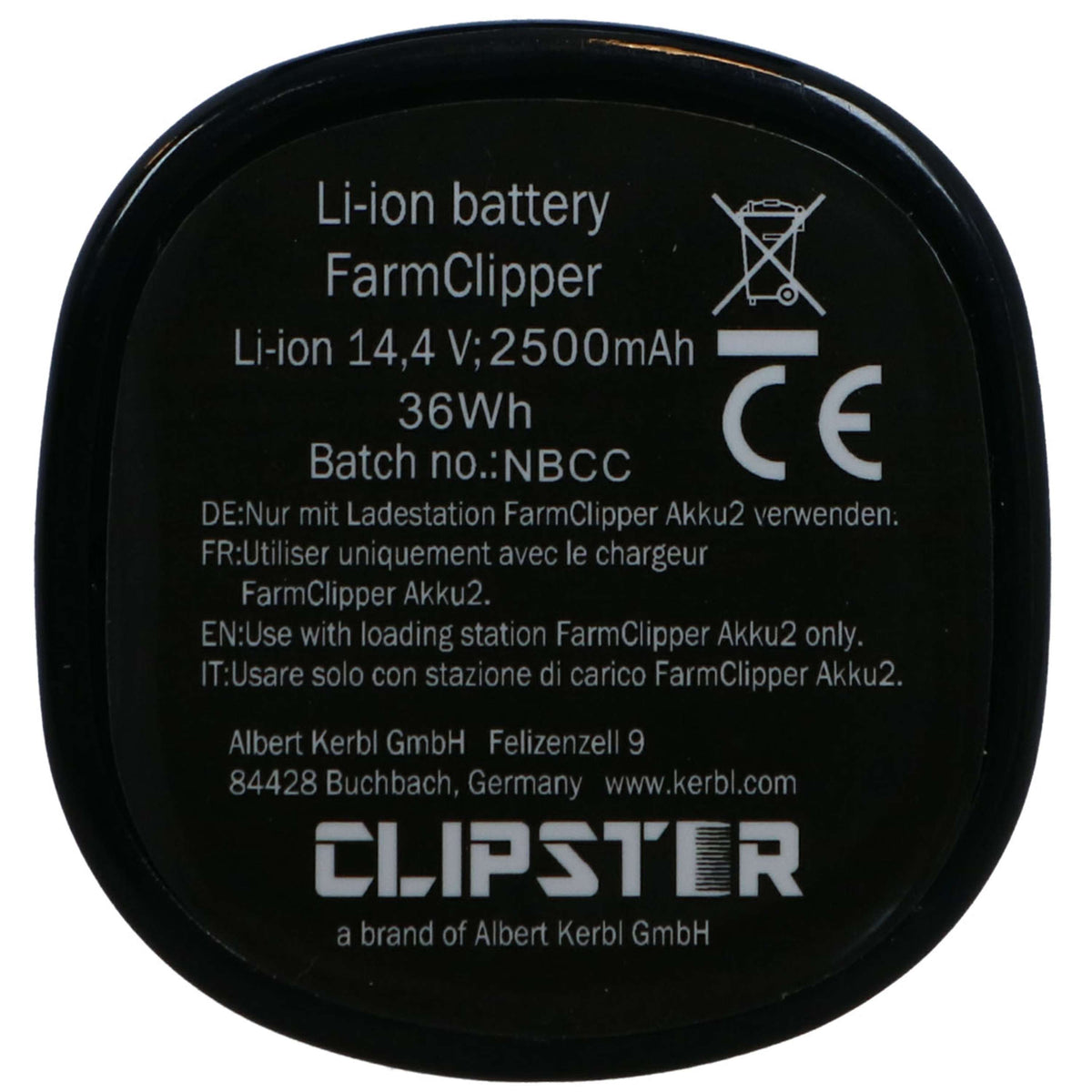 Kerbl Batteria di Riserva FarmClipper 14,4V