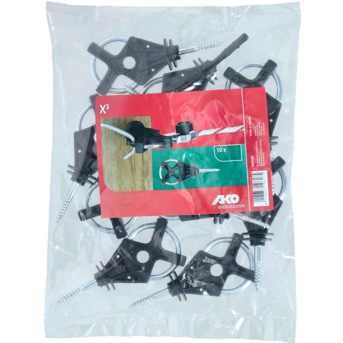 Kerbl Isolatore per cancello X³ Nero