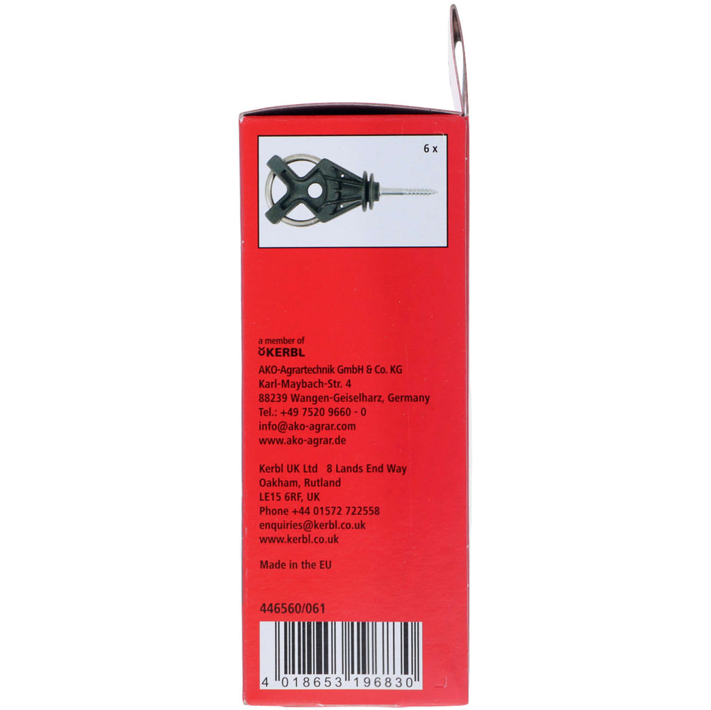 Kerbl Isolatore per cancello X³ Nero