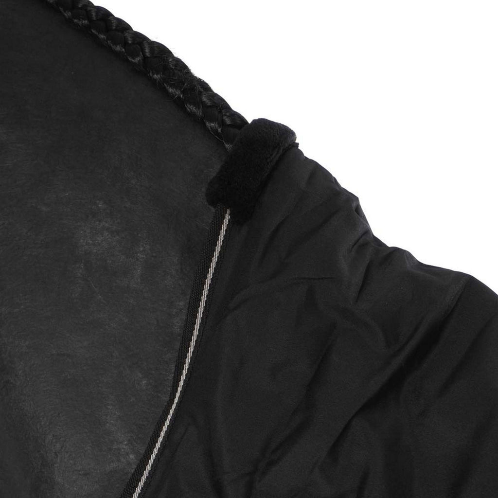 Riding World Coperta Impermeabile Oxford 300D Rivestimento in Pile 0g Nero
