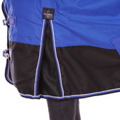 EQUITHÈME Tappeto da Esterno Tyrex 1200D Aisance 300g Blu/Nero