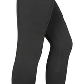 EQUITHÈME Leggings da Equitazione Tea Pull-On Nero/cachi