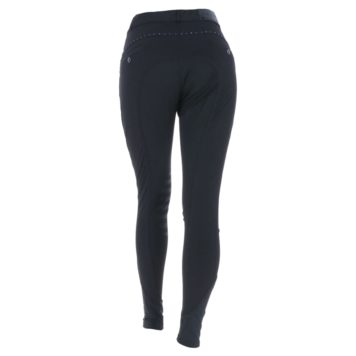EQUITHÈME Pantaloni da Equitazione Safir Nero/Blu