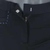 EQUITHÈME Pantaloni da Equitazione Safir Nero/Blu