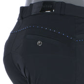 EQUITHÈME Pantaloni da Equitazione Safir Nero/Blu