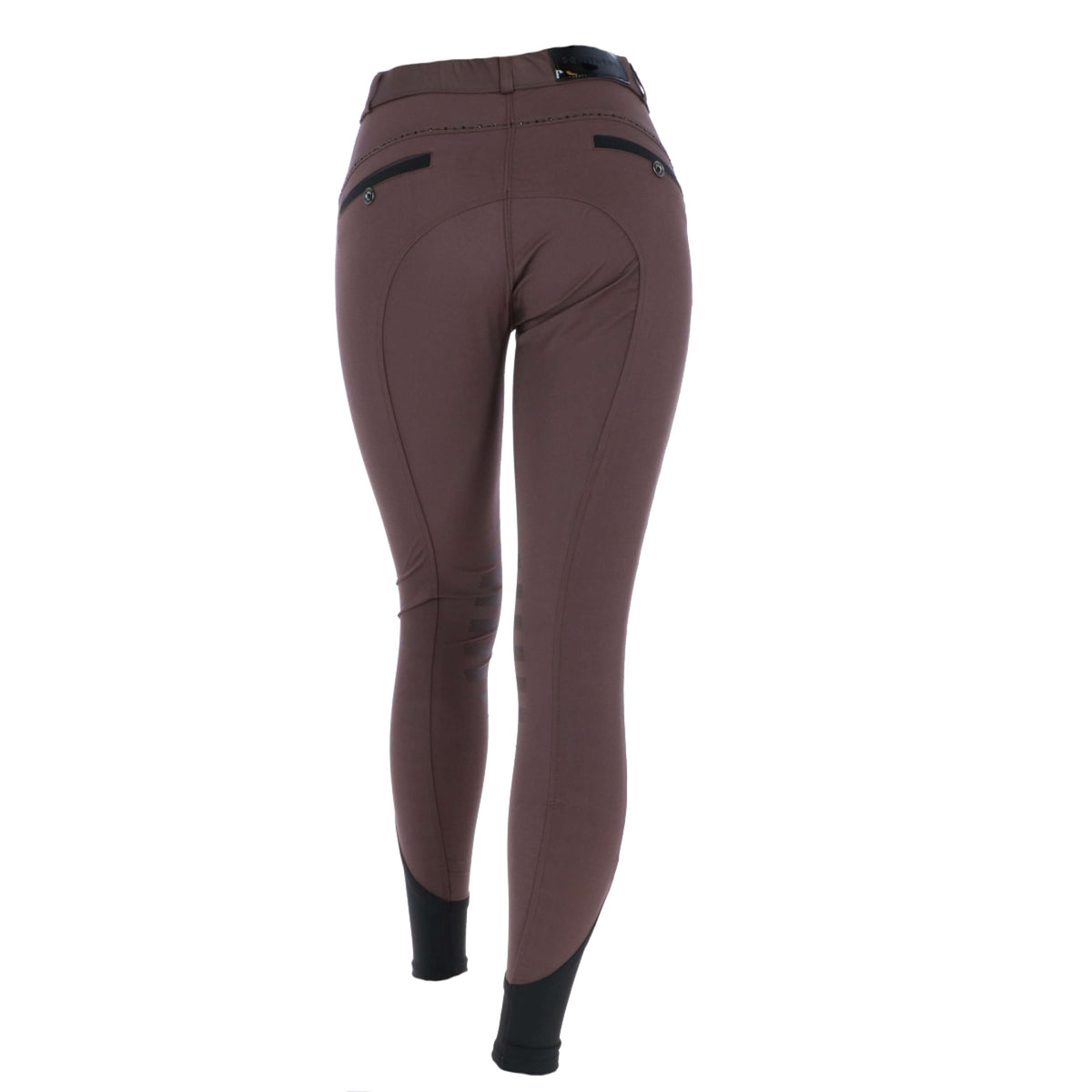 EQUITHÈME Pantaloni da Equitazione Safir Marrone/Nero