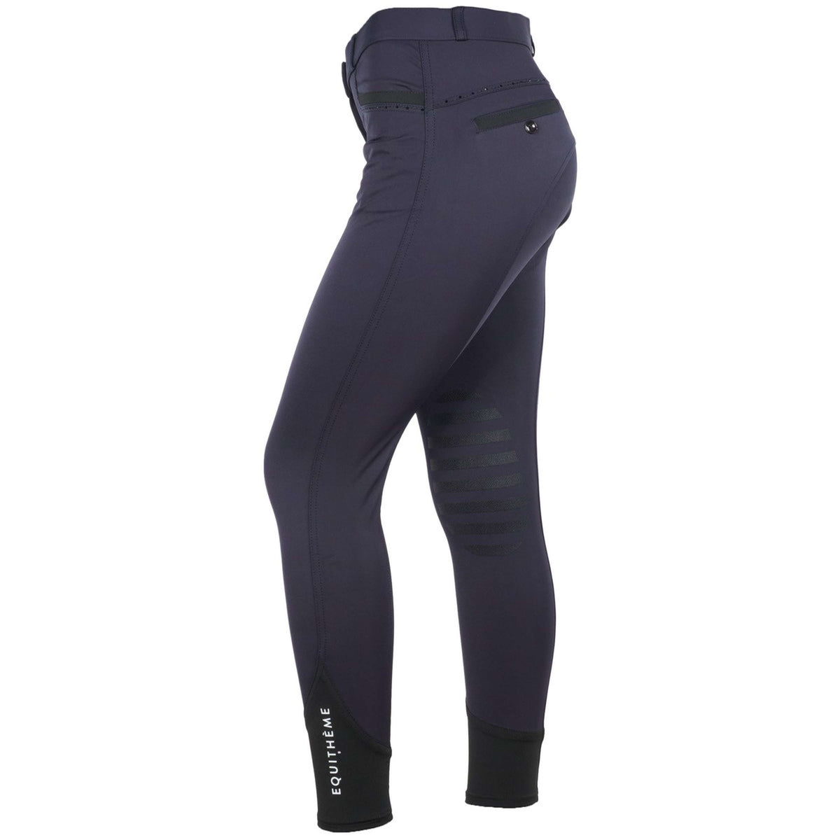 EQUITHÈME Pantaloni da Equitazione Safir Blu navy/nero