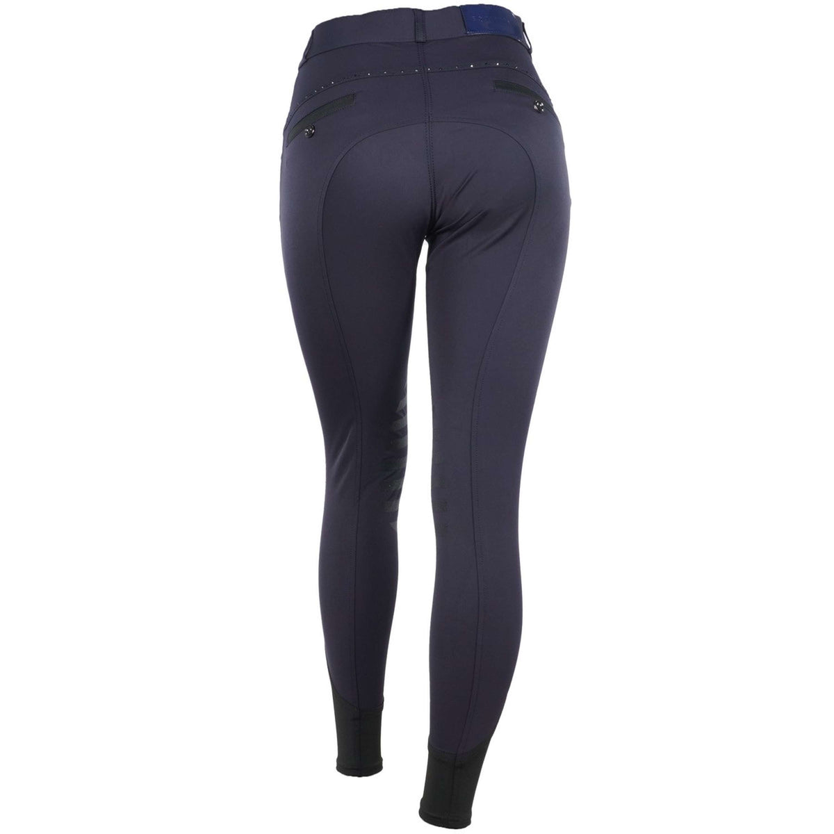 EQUITHÈME Pantaloni da Equitazione Safir Blu navy/nero