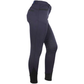 EQUITHÈME Pantaloni da Equitazione Safir Blu navy/nero
