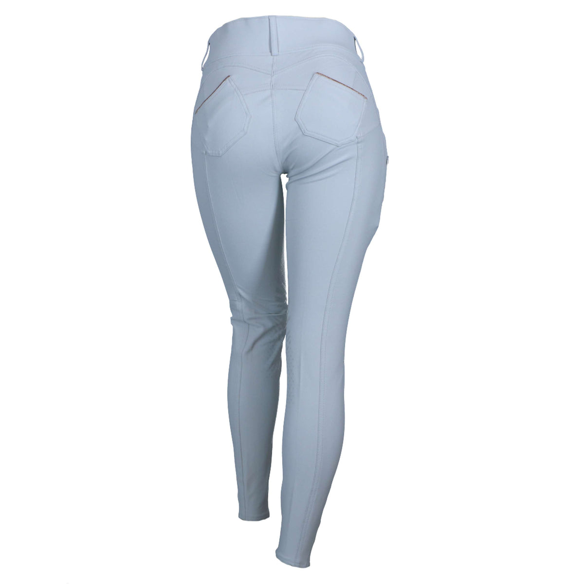 EQUITHÈME Pantaloni da Equitazione Bella Push-Up Bianco