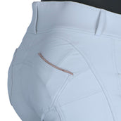 EQUITHÈME Pantaloni da Equitazione Bella Push-Up Bianco