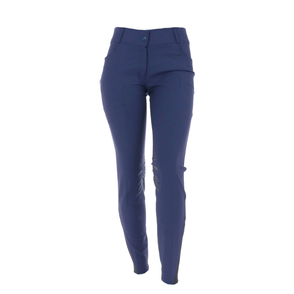 EQUITHÈME Pantaloni da Equitazione Bella Push-Up blu navy