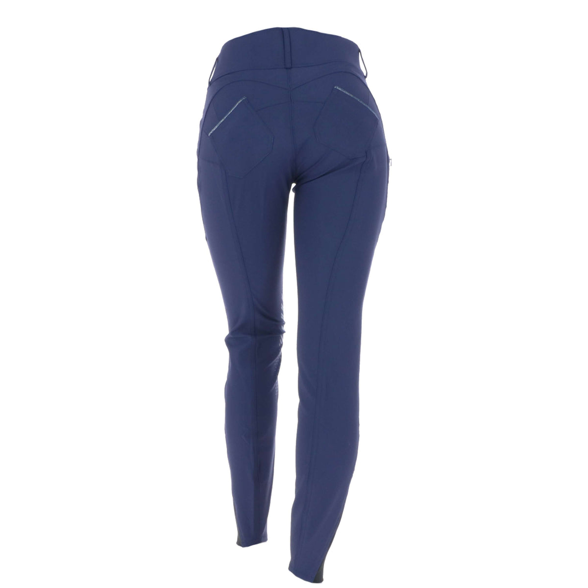 EQUITHÈME Pantaloni da Equitazione Bella Push-Up blu navy