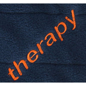 Bucas Coperta in Pile Therapy Blu marino/arancione