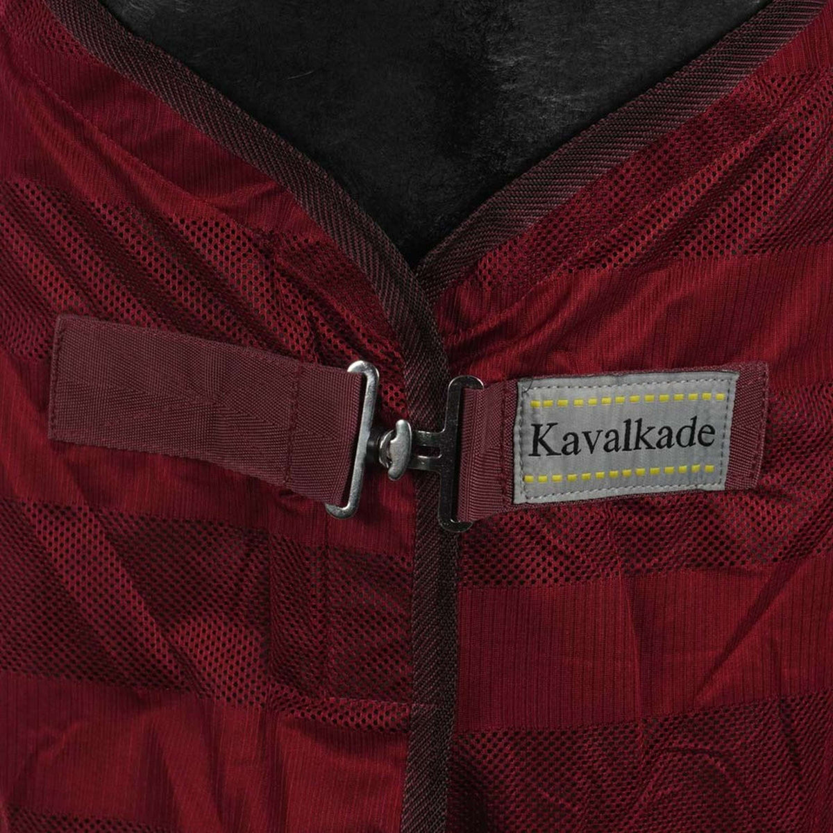Kavalkade Coperta Antimosche Stripe Bordeaux
