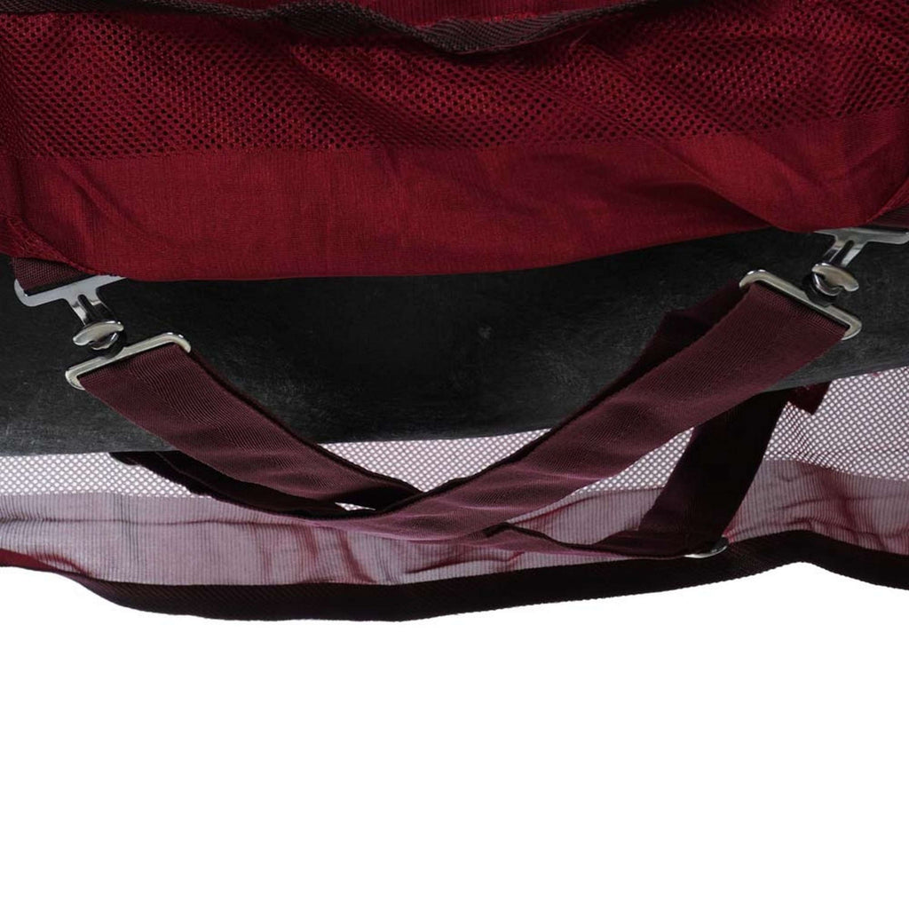 Kavalkade Coperta Antimosche Stripe Bordeaux