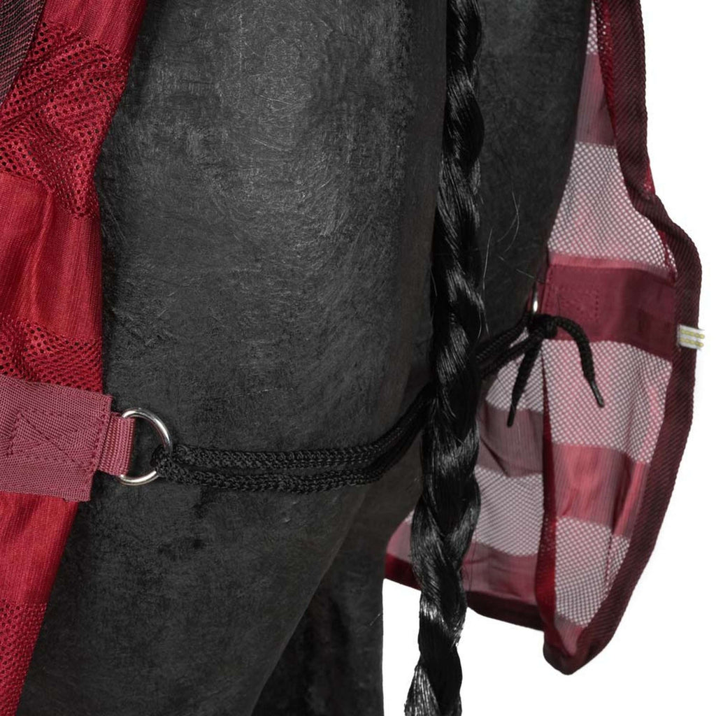 Kavalkade Coperta Antimosche Stripe Bordeaux